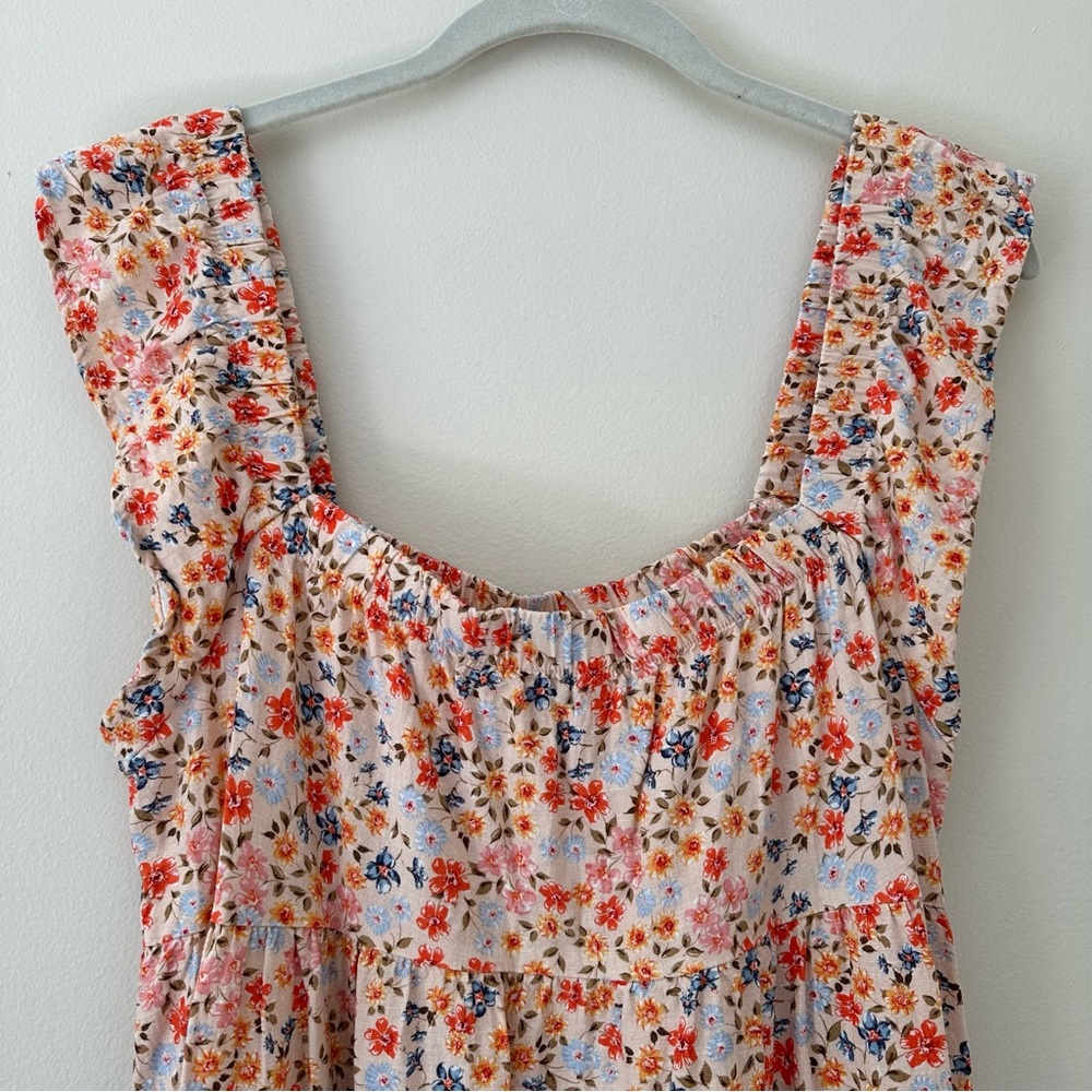 🍄 Wild Fable Floral Mini Dress w/flutter sleeves